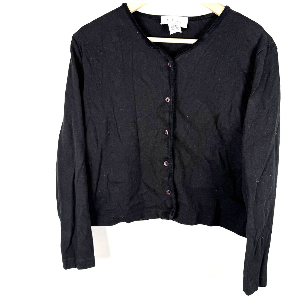 J. Jill Women's Knit Long Sleeve Cardigan‎ Sweater Petite Large Capsule Neutral